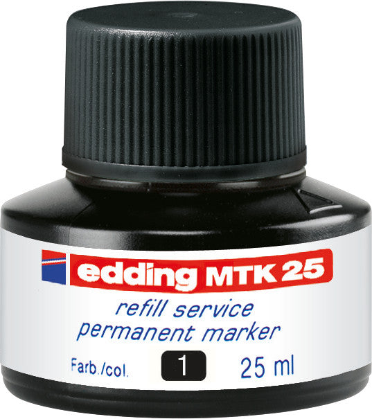 Edding Marker-Nachfüllung MTK 25 für EDDING No.1, 21, 22 + 6 weitere – wasserfest, lichtbeständig