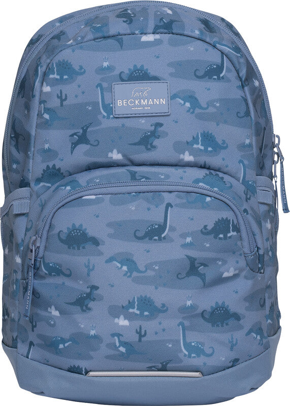 Beckmann Kindergartenrucksack Sport Mini – Dino World – Blau – 25,0 × 36,0 × 16,0 cm