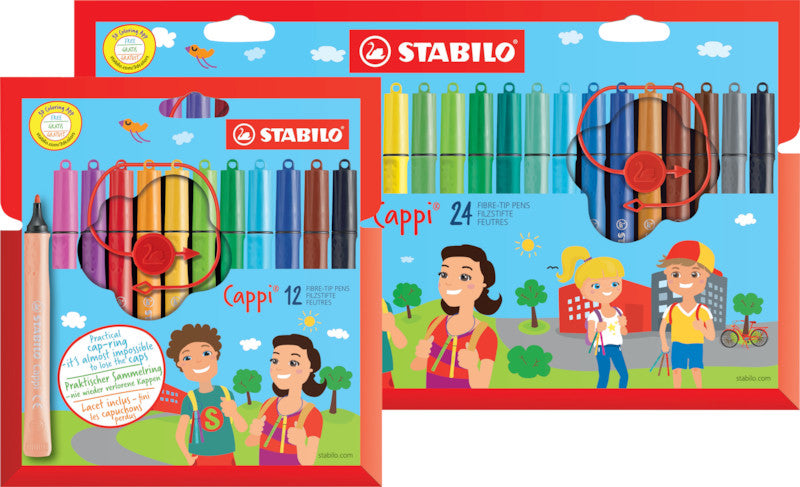 STABILO Filzstifte, Strichbreite 1 mm, 24 Farben