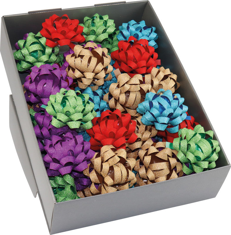 Präsent Geschenketiketten Maschen – selbstklebend, Kunststoff – Ø 80 mm