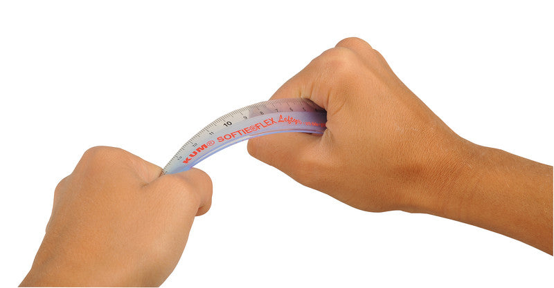 Kum Wandtafel-Lineal 15 cm – Kunststoff, transparent, flexibel, rutschfest