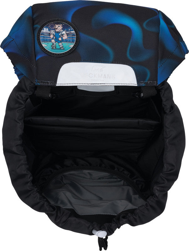 Beckmann Schulrucksack – Magic League – 24,0 × 37,0 × 25,0 cm – aus 100% recyceltem PET