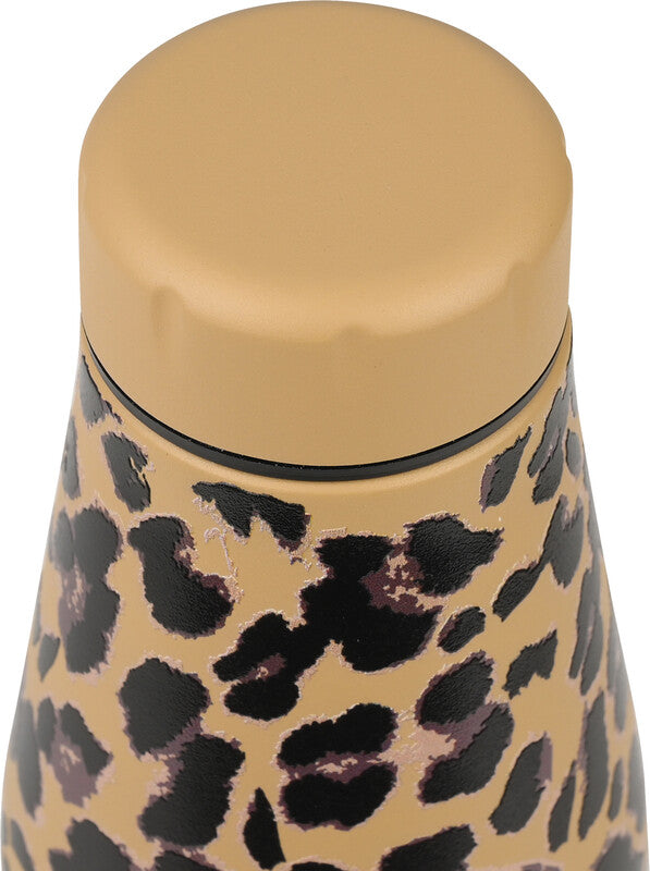 Estia Trinkflasche – 5 dl – Edelstahl, isoliert, Schraubverschluss, auslaufsicher, BPA-frei – Spotted Prowl