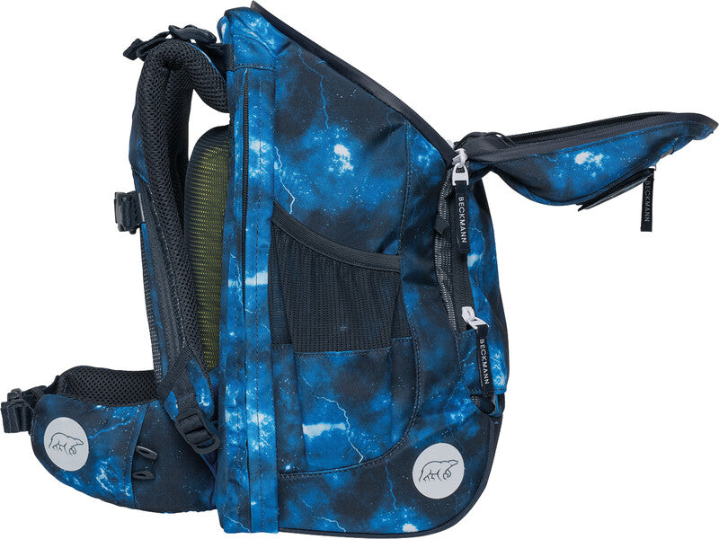 Beckmann Schulrucksack Active Air Flx – Tech Rex – 26,0×39,0×22,0 cm – Recycelte Materialien