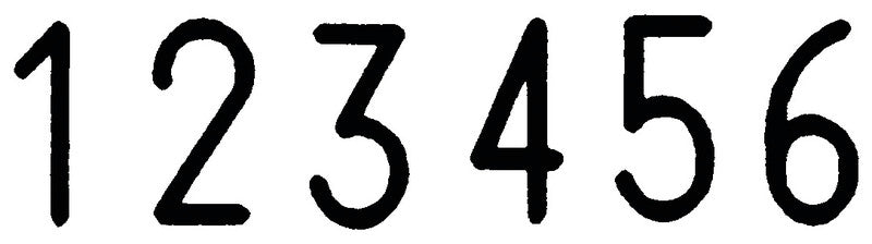 Reiner Numeroteur – selbstfärbend, Kunststoff, 22 × 5,5 mm, inkl. schwarz eingefärbtem Kissen, Verstellstift