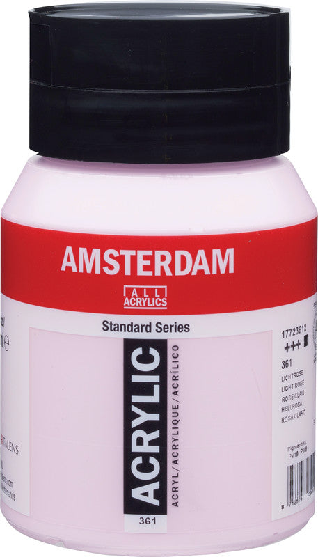 Royal Talens Amsterdam – Acrylic Standard – Acrylfarbe – Hellrosa, 500 ml