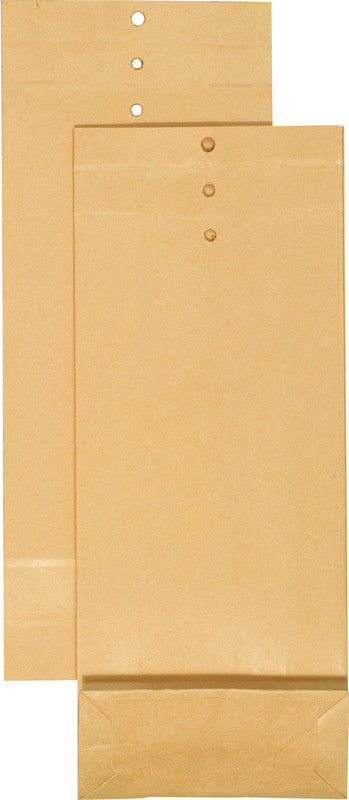 Elco Mustertüte (Klotzboden) – 110 × 275 × 50 mm, Lochung, Braun – 200 Stück
