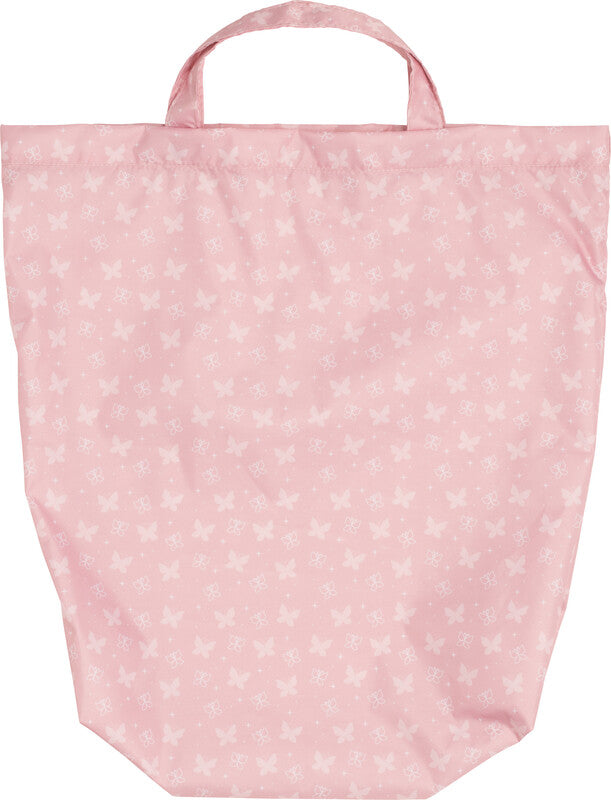 Beckmann Kindergartenrucksack Classic Mini – rPET-Polyester – Rosa Schmetterling, 210 × 350 × 190 mm