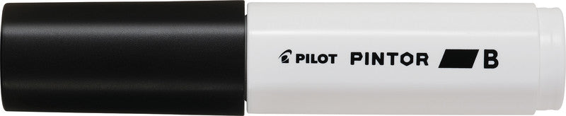 Pilot Pigment Marker Pintor – Keilspitze 8 mm – Sortiert – 4er-Set – Für dunkle Oberflächen geeignet