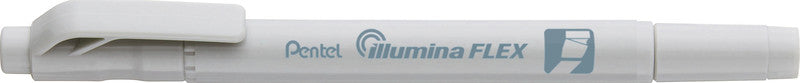 Pentel Illumina Flex Textmarker Hellgrau – Dual-Tip