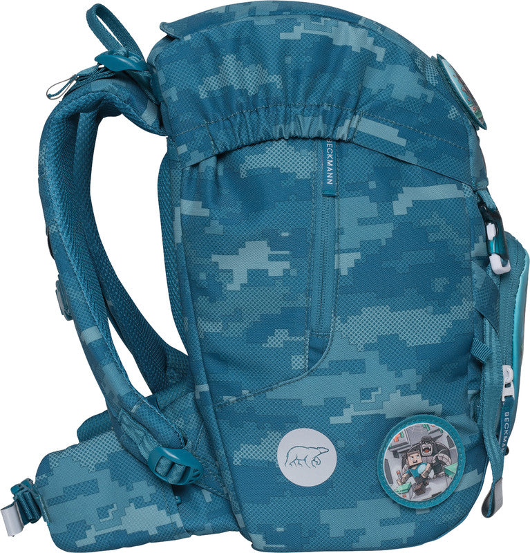 Beckmann Schulrucksack Classic 1st – Jungle Game – eco:plus – 24,0×37,0×25,0 cm