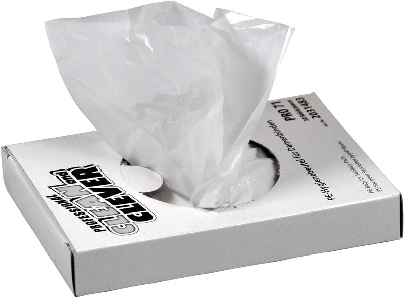 Clean and clever Hygienebeutel – 30 Stück, 12,8 × 8,7 × 1,8 cm