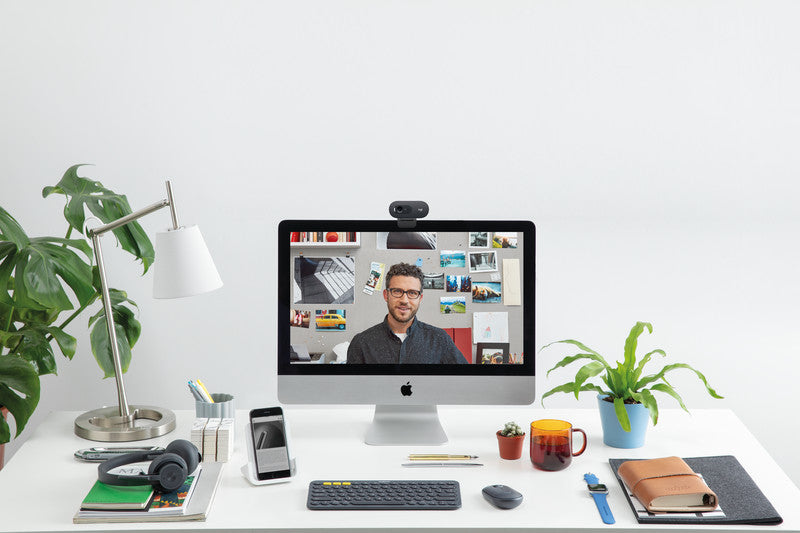 Logitech Business C505e – Webcam – 1280 × 640, USB‑A, Autofokus, Schwarz