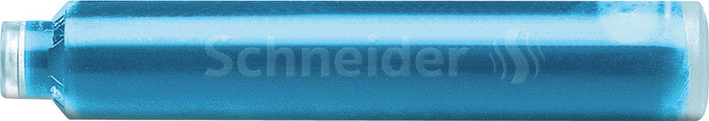 Schneider Schreibgeräte Schneider Tintenpatronen – Blau, geruchsarm, 6 Stk.