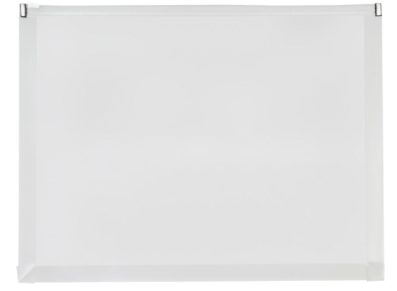 Kolma Sammelmappe für A5, Kunststoff, transparent, mit Zippverschluss