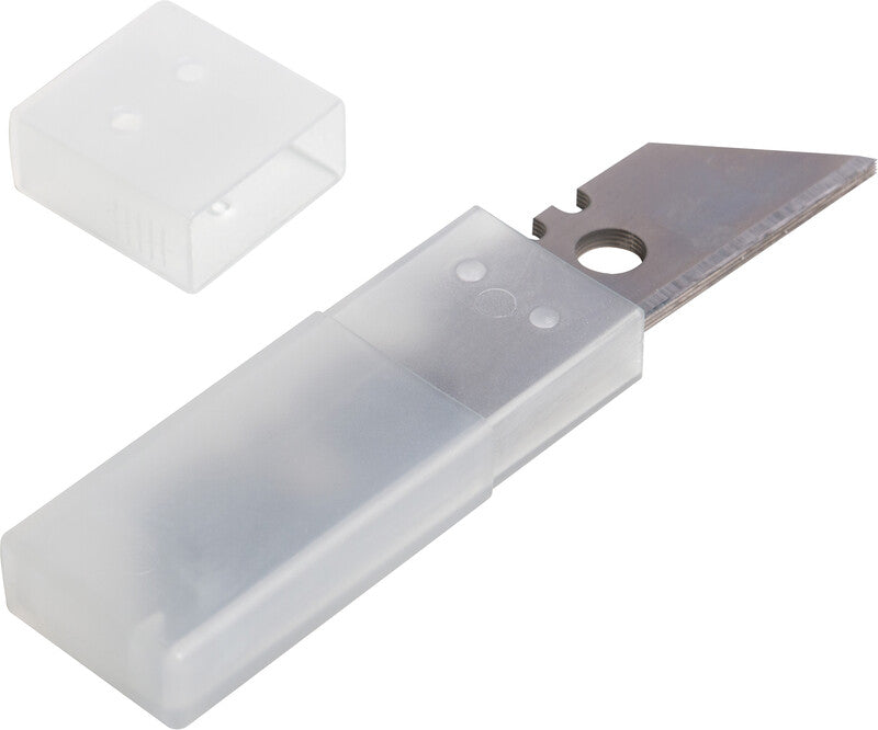 Q-CONNECT Ersatzklinge für Profi-Cutter, Sicherheits-Cutter, 18 mm, Silber, 5 Stk.