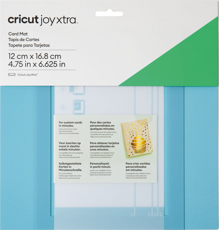 Cricut Schneidematte – für Joy Xtra, 120×168 mm, normal klebend, Blau