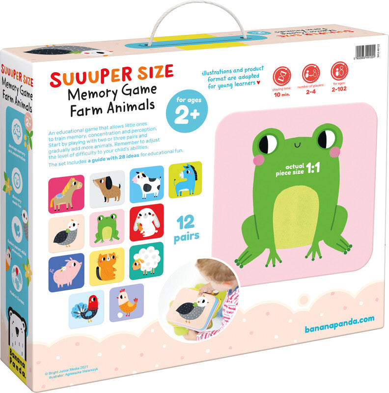 Banana Panda Memory Suuuper Size – Kartenspiel, ab 2 Spieler, ab 2 Jahren