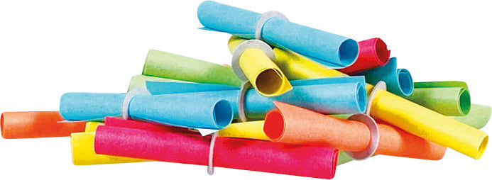 Noname Tombola Lose ohne Nieten, aus Papier, farbig sortiert, 40 × 45 mm, 500 Stück