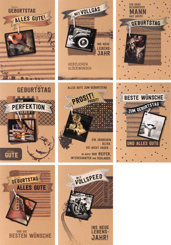 Kurt eulzer Geburtstagsgrusskarte – A6 (105 × 148 mm), Text DE, Karton