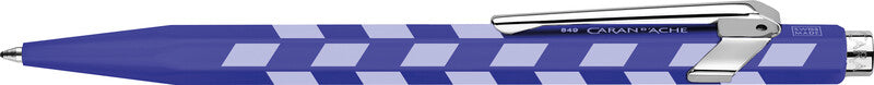 Caran d-Ache Caran d'Ache 849 MOSAIC Special Edition Kugelschreiber – Schwarz, Spitze 1 mm, Druck, Aluminium, Blau