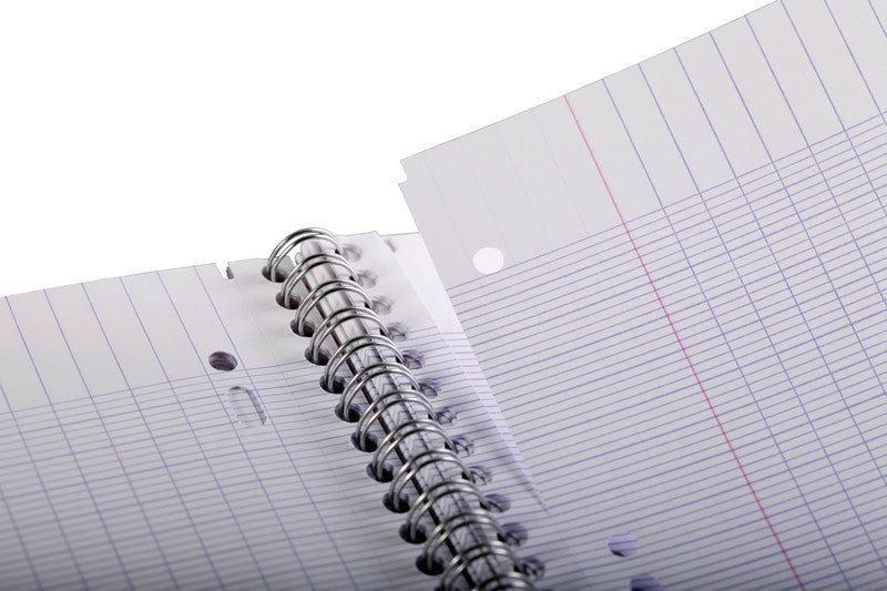 Clairefontaine Collegeblock, Karton, 80 Blatt, 4-fach gelocht, perforiert, 90 g/m² – farbig sortiert