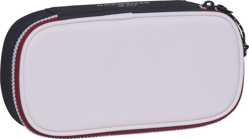 Beckmann Sport Jr. Schlamperetui, leer – Navy Weiss – Kunststoff – 22 × 11 × 5 cm