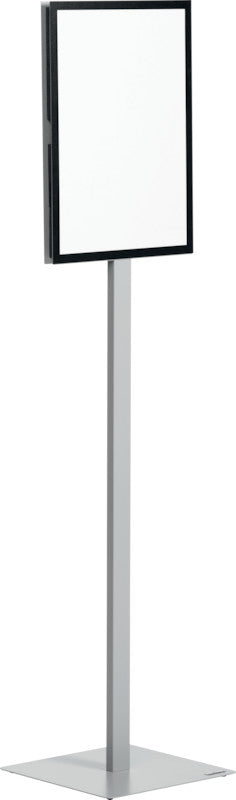 Durable Duraframe – Infoständer für A3, beidseitig, magnetischer Klapprahmen, Metall, silber/schwarz