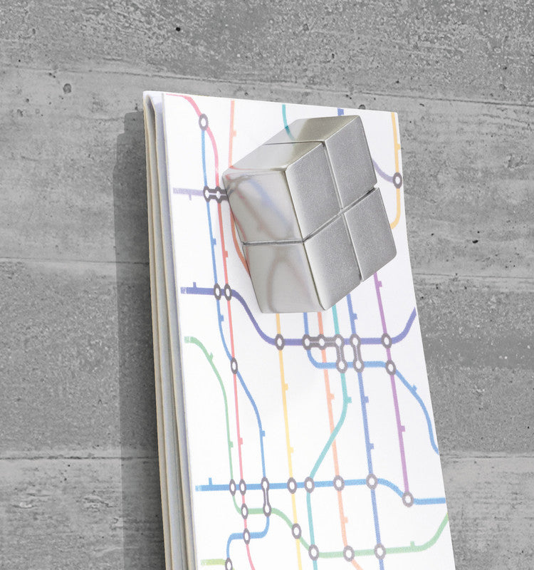 Sigel Whiteboard – 91 × 46 cm, Glas, magnetisch, Wandmontage, inkl. SuperDym Magnetwürfel, Montagesatz