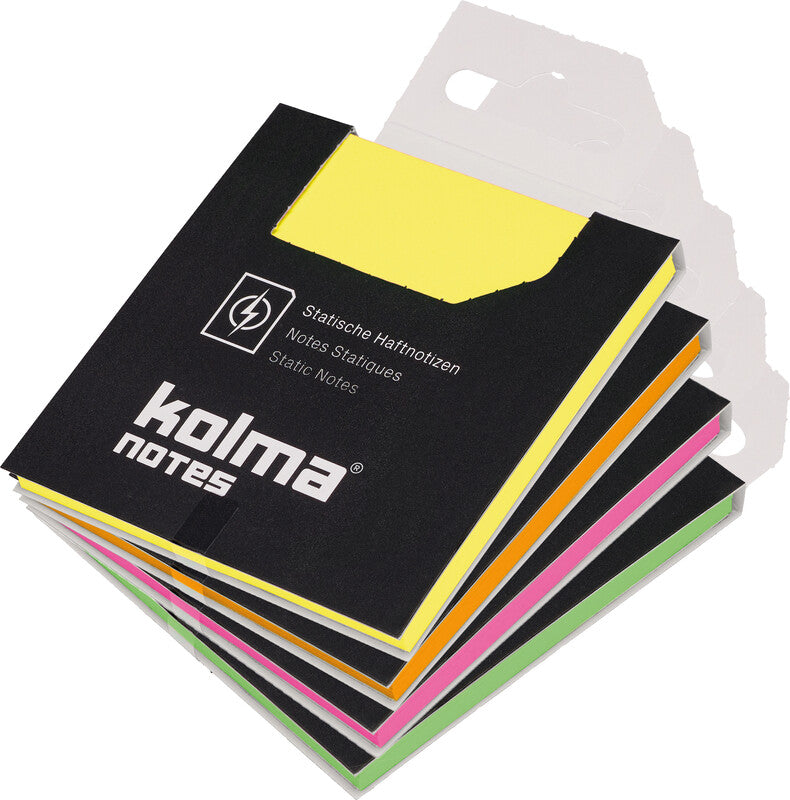 Kolma Haftnotizen – 76×76 mm – sortiert, 10×100 Blatt