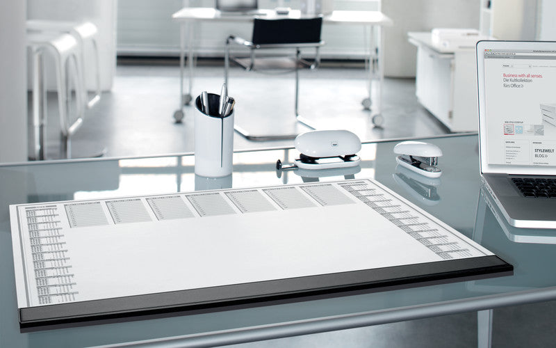 Sigel Schreibunterlage Office – weiss, mehrsprachig – 595 × 410 mm – Papier