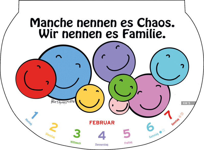 Heye Lesekalender Dumme Sprüche 2027 – 28,7 × 21 cm – 1 Woche/Blatt – d – mit Aufhänger