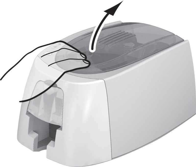 Durable Duracard ID 300 – Kartendrucker, Thermotransfer, 260 × 300 dpi, für PVC-Karten 85,6 × 53,98 mm, USB