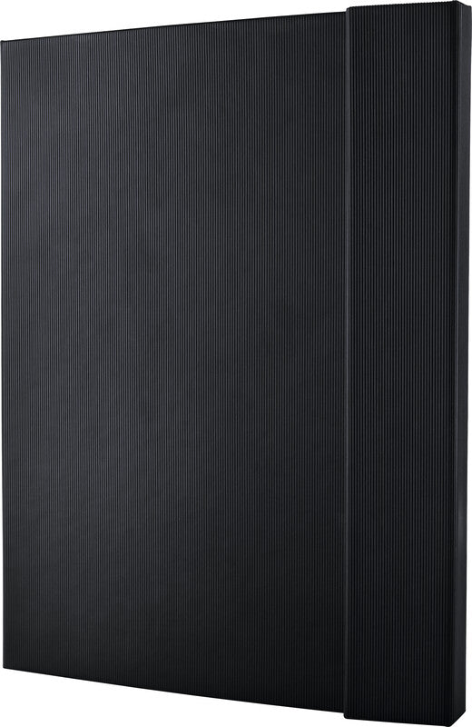 Sigel Notizbuch, 245 × 315 mm, kariert, Fadenheftung, 194 Seiten, 80 g/m² – schwarz