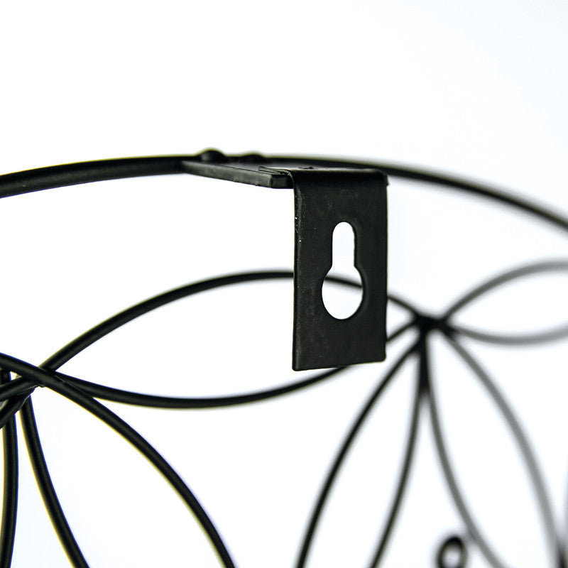 Eibert Gitterboard, Metall, Schwarz, Ø 50 cm, mit Aufhänger