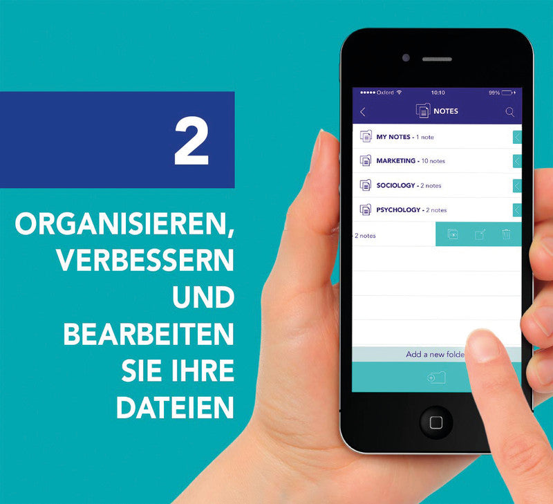 Elba Collegeblock, 80 Blatt, 4-fach gelocht, mikroperforiert, 90 g/m² – sortiert, für SCRIBZEE App