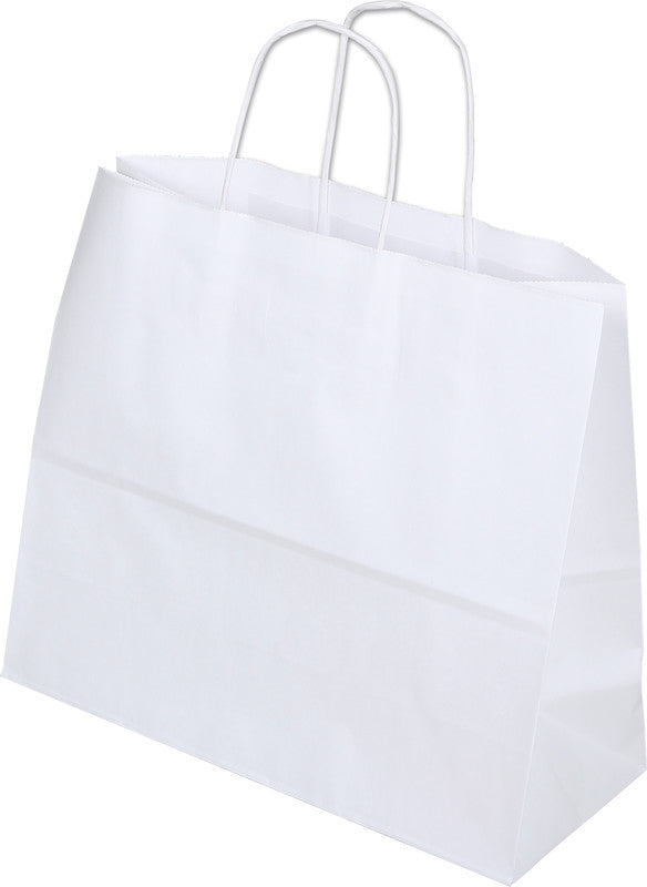 Elco Tragetasche, weiss, mit Kordel – 320 × 280 × 130 mm – 50 Stk.