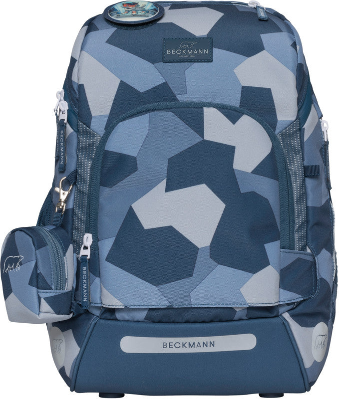 Beckmann Schulrucksack Active Air Flx – Tiger Race – 26,0×39,0×22,0 cm – Recycelte Materialien