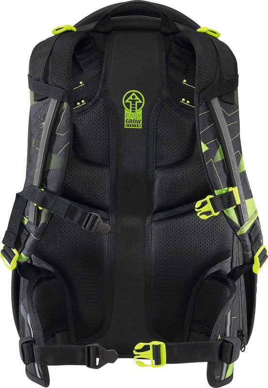 Coocazoo Rucksack Porter – Lime Flash – 30,0×44,0×23,0 cm – recycelter Bestandteil