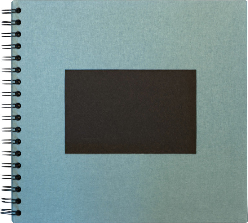 Eibert Fotoalbum – für 100 × 150 mm, seegrün, mit Spirale, Textil, 240 × 240 mm