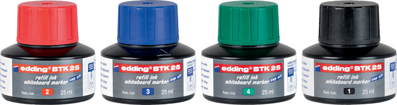 Edding Board Marker Tusche BTK 25 für Edding 250, 28, 29 + 3 weitere – blau