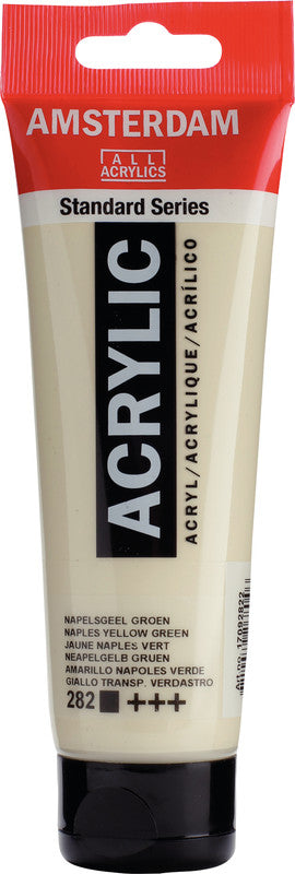 Royal Talens Amsterdam – Acrylic Standard – Acrylfarbe – Neapelgelb Grün, 120 ml
