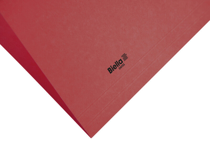 Biella Hängeordner für A4 – Karton, Rot, 320 × 250 mm, mit Vordruck