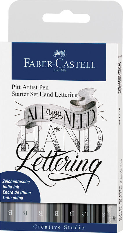 Faber-Castell Tuschestifte, wasserfest, 8 Stk.