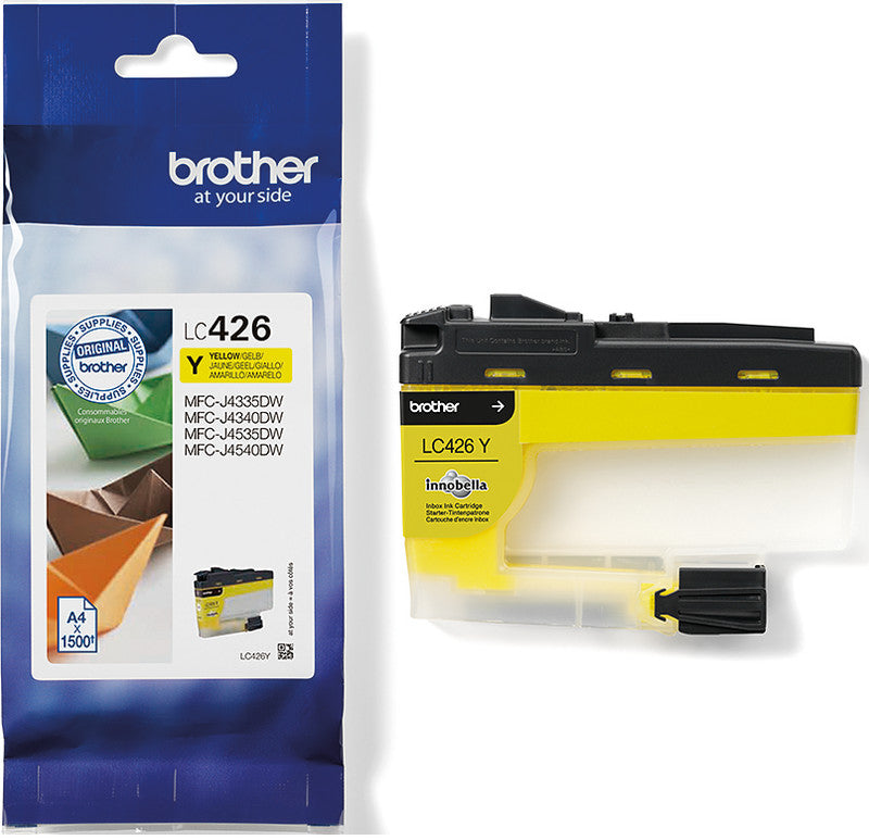 Brother LC-426Y Gelbe Tintenpatrone (Original) – 1'500 Seiten – für MFC-J4540DWXL