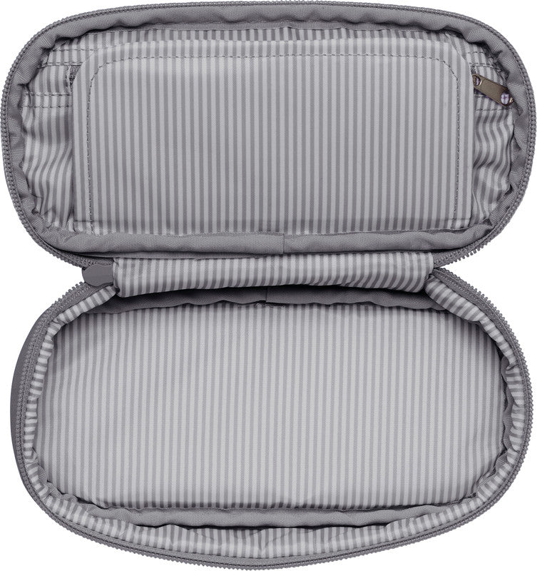Beckmann City Etui, leer – grau – Kunststoff – 22,0 × 5,0 × 10,0 cm