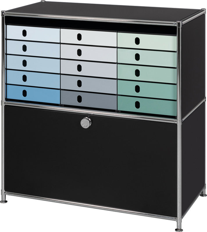 Styro VAL PRO Schubladenelement Color Flow Xtra-slim – für Format C4 – 243 × 335 × 323 mm