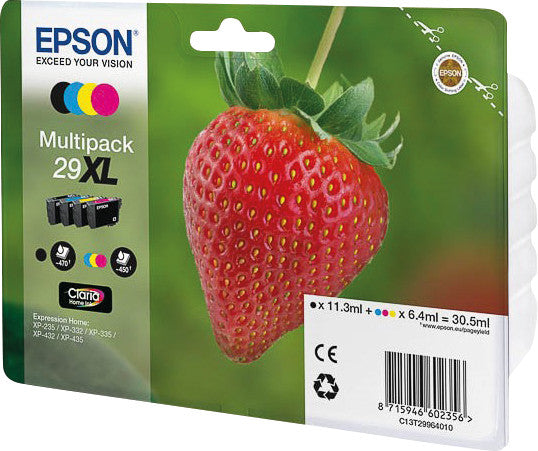 Epson Tintenpatronen-Multipack 29XL, CMYK, 4er-Pack