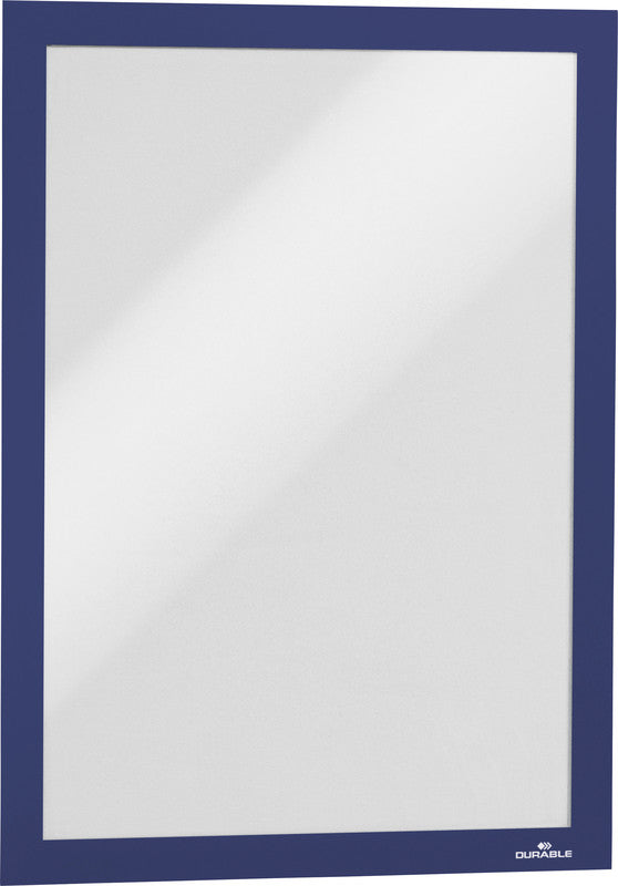 Durable DURAFRAME Magnetrahmen – A4 – Dunkelblau – 2er-Pack