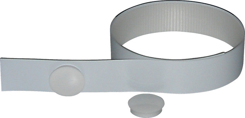 Booffice Whiteboard – 3,5 × 100 cm, Metallband, selbstklebend, inkl. 2 Magnete
